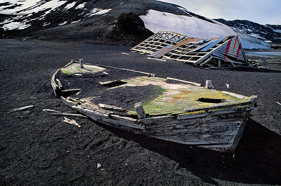 Deception Island, South Shetland Islands archipelago, Antarctica.
